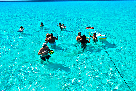 Snorkel in Cozumel with Tiger and Cozumel Snorkel and Cielo Party Tour in Cozumel Mexico